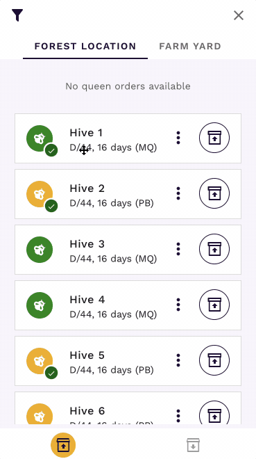 Zabieranie matki z ula jako czerwiącej