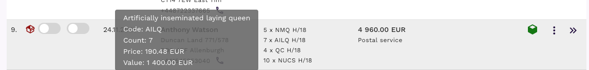 Przegląd produktów codziennych wysyłek