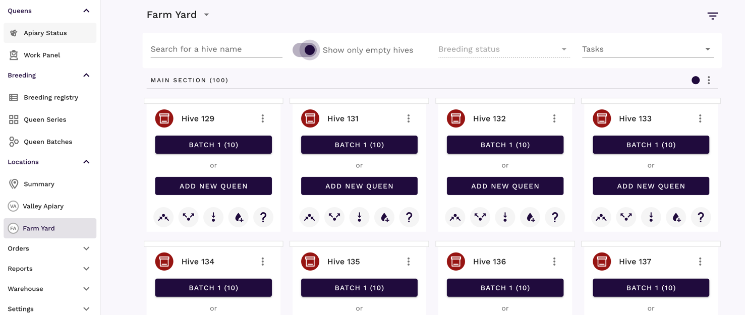 Dystrybuuj partię z lokalizacji