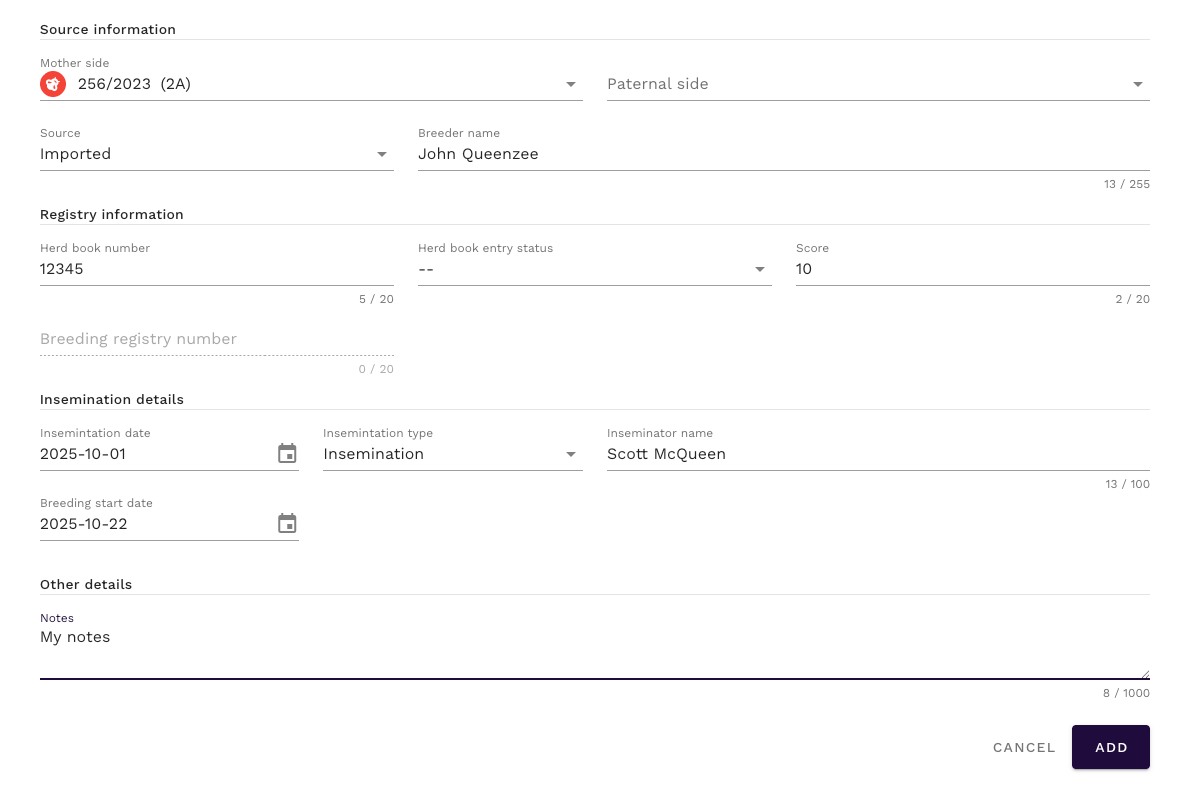Sekcja informacji ogólnych